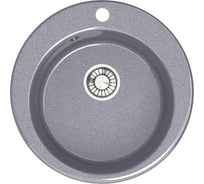 Кухонная мойка GLANZ глянцевая цвет: тёмно-серый JL-030-35