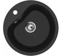 Кухонная мойка ULGRAN U-100 цвет: ультра-черный U-100-344