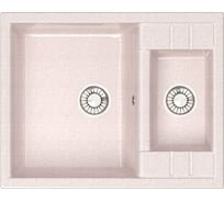 Кухонная мойка GLANZ глянцевая цвет: бежевый JL-190-33