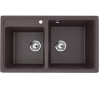 Кухонная мойка ULGRAN U-200 цвет: шоколад U-200-345