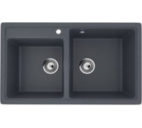 Кухонная мойка ULGRAN U-200 цвет: антрацит U-200-343