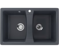 Кухонная мойка ULGRAN U-402 цвет: антрацит U-402-343