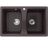 Кухонная мойка ULGRAN U-402 цвет: шоколад U-402-345