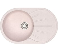 Кухонная мойка GLANZ глянцевая цвет: бежевый JL-110-33