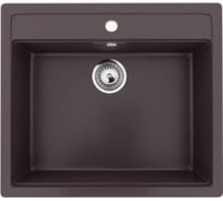 Кухонная мойка ULGRAN U-104 цвет: шоколад U-104-345