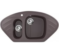 Кухонная мойка ULGRAN U-105 цвет: шоколад U-105-345