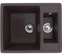 Кухонная мойка ULGRAN U-106 цвет: шоколад U-106-345