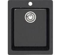 Кухонная мойка GLANZ глянцевая цвет: чёрный JL-008-32