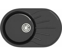 Кухонная мойка GLANZ J-110-32 цвет: чёрный