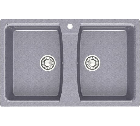 Кухонная мойка GLANZ цвет: тёмно-серый J-026-35