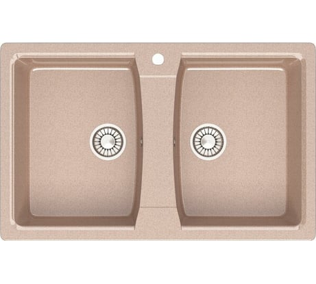 Кухонная мойка GLANZ цвет: песочный J-026-34