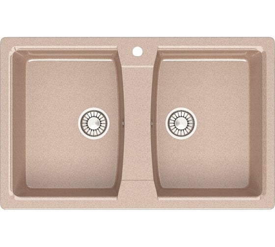 Кухонная мойка GLANZ цвет: песочный J-026-34 1