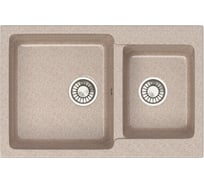 Кухонная мойка GLANZ цвет: песочный J-191-34