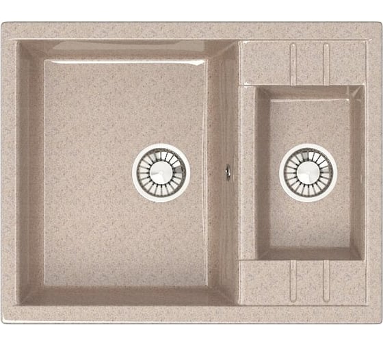 Кухонная мойка GLANZ цвет: песочный J-190-34 1