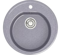 Кухонная мойка GLANZ глянцевая цвет: тёмно-серый JL-003-35