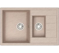 Кухонная мойка GLANZ цвет: песочный J-210-34