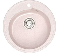 Кухонная мойка GLANZ глянцевая цвет: бежевый JL-004-33