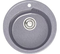 Кухонная мойка GLANZ глянцевая цвет: тёмно-серый JL-004-35