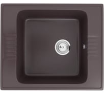 Кухонная мойка ULGRAN U-204 цвет: шоколад U-204-345