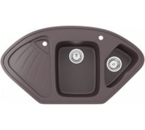 Кухонная мойка ULGRAN U-501 цвет: шоколад U-501-345