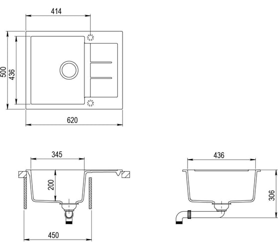 Кухонная мойка AquaSanita Tesa SQT 102 AW 710