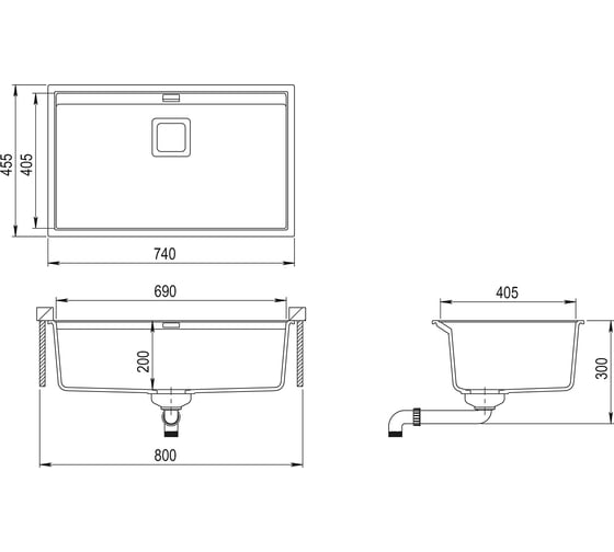 Кухонная мойка AquaSanita Delicia SQD 101 AW 601