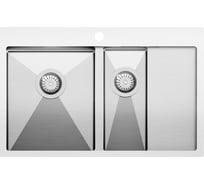 Кухонная мойка AquaSanita Steel LUNA 151 N-L