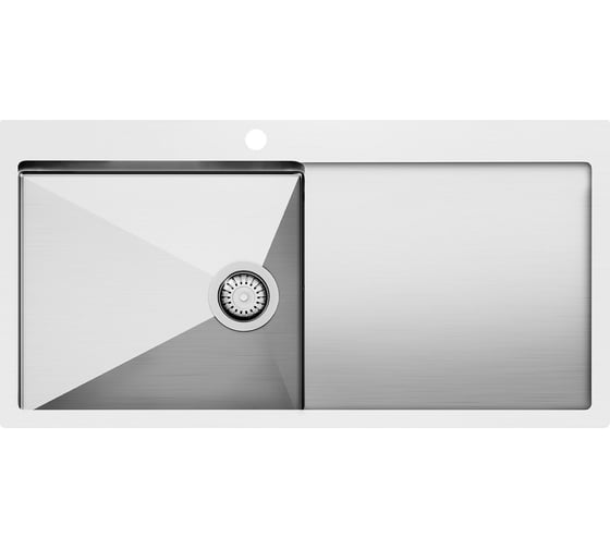 Кухонная мойка AquaSanita Steel LUNA 101 M-L 1