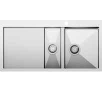 Кухонная мойка AquaSanita Steel LUNA 151 M-R