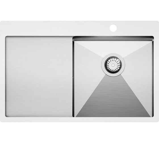Кухонная мойка AquaSanita Steel LUNA 101 N-R