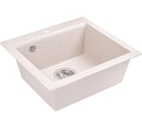 Мойка кухонная из искусственного камня AV Engineering SOLO песочный 500x460 мм, AV500460SSNA