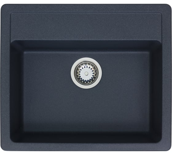 Мойка Alcora Бергамо G-019 грей 587х507 с сифоном 0000000169 1