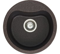 Мойка Alcora Верона Лира 428х428 мм, марокко с сифоном 0000000550