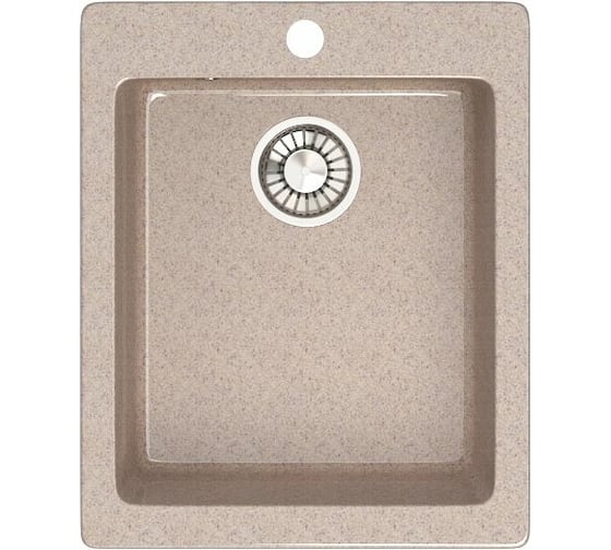 Кухонная мойка GLANZ цвет: песочный J-008-34 1
