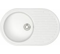 Кухонная мойка GLANZ цвет: белый J-011-31