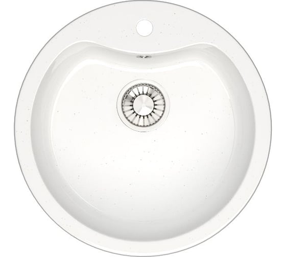 Кухонная мойка GLANZ цвет: белый J-024-31 1