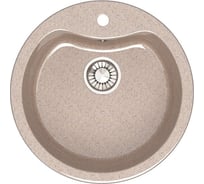 Кухонная мойка GLANZ цвет: песочный J-024-34
