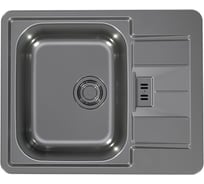 Мойка ALVEUS LINE MONARCH 60 ANTHRACITE 615x5001X в компл. с выпуском без сифона 1078537