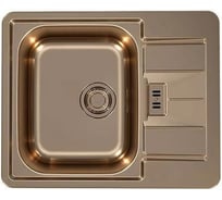 Мойка ALVEUS LINE MONARCH 60 COPPER 615x5001X в компл. с выпуском без сифона 1068998