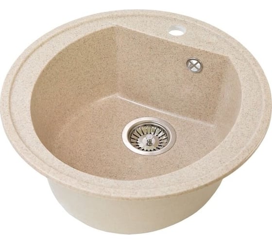 Кухонная мойка GreenStone GRS-07 цвет: бежевый GRS-07-328 1