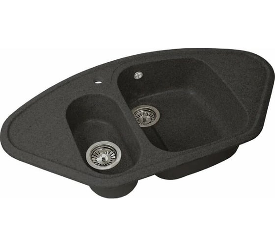 Кухонная мойка GreenStone GRS-14 цвет: черный GRS-14-308 1