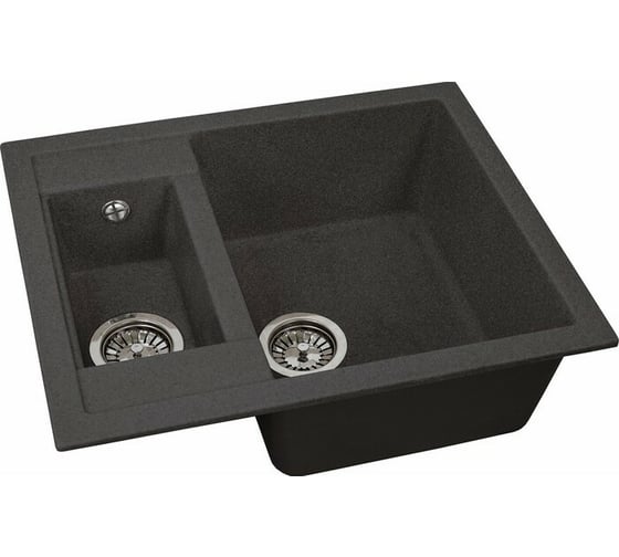 Кухонная мойка GreenStone GRS-21 цвет: черный GRS-21-308 1