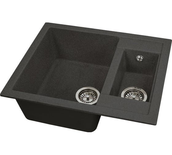 Кухонная мойка GreenStone GRS-21 цвет: черный GRS-21-308