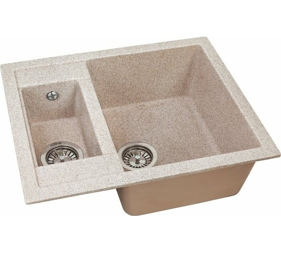Кухонная мойка GreenStone GRS-21 цвет: песочный GRS-21-302 1
