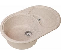 Кухонная мойка GreenStone GRS-18S цвет: песочный GRS-18S-302