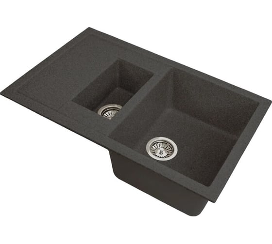 Кухонная мойка GreenStone GRS-21K цвет: черный GRS-21K-308