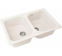 Кухонная мойка GreenStone GRS-15 цвет: белый GRS-15-331