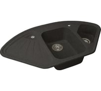 Кухонная мойка GreenStone цвет: черный GRS-14K-308