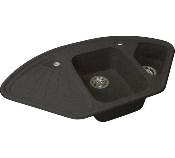 Кухонная мойка GreenStone цвет: черный GRS-14K-308