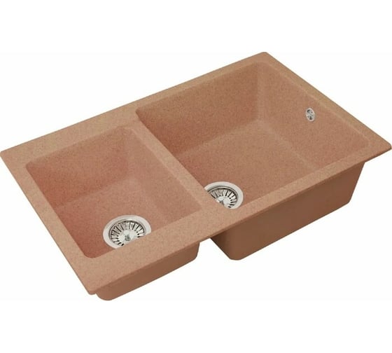Кухонная мойка GreenStone цвет: терракот GRS-76k-307 1